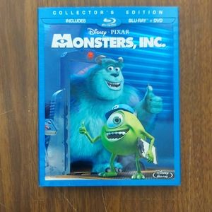 Monsters Inc. Bluray 3 disc combo disney